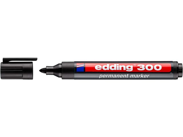 Merkepenn EDDING 300 rund sort
