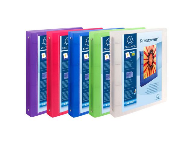 Innstikkperm EXACOMPTA A4+ 30/40 4r ass