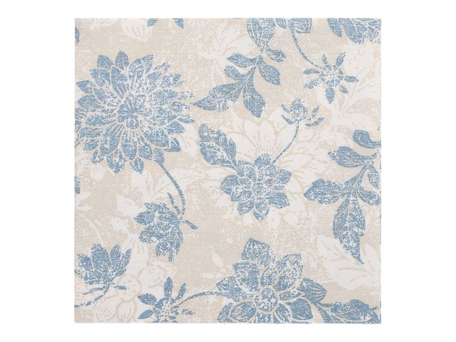 Serviett PAPSTAR 3L 40cm Blomst blå (50)