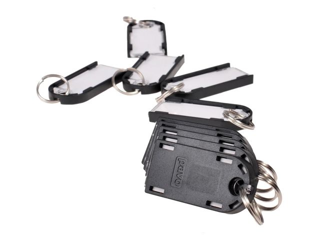 Nøkkelring PAVO magnetisk sort (10)