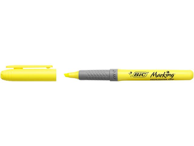 Tekstmarker BIC Grip gul