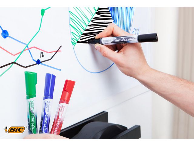 Whiteboardpenn BIC Velleda pocket rød
