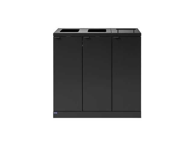 Avfallsbeholder BICA 873 3x65L antrasitt
