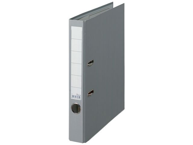 Smalordner A4 50mm m/skinne grå