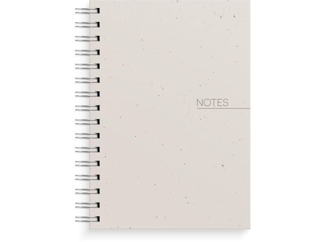Spiralbok BURDE A5 beige