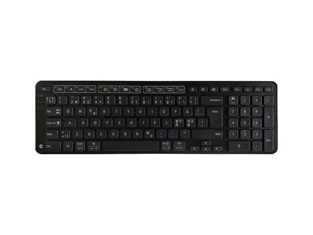 Tastatur CONTOUR Balance trådløs sort