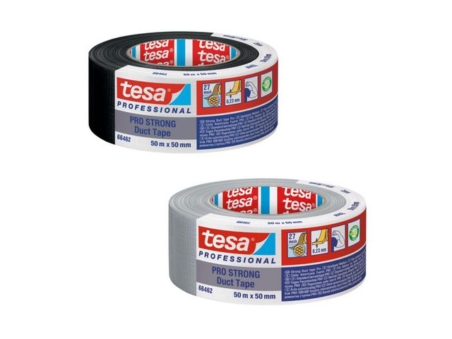 Lerretstape TESA 50mmx50m sølv