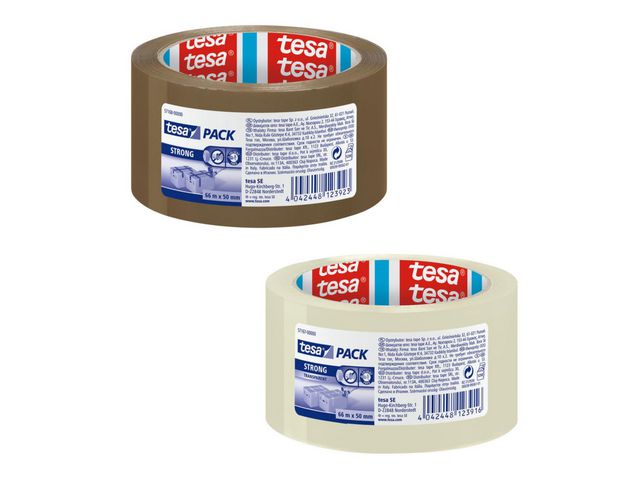 Emballasjetape TESA Strong 50mmx66m klar