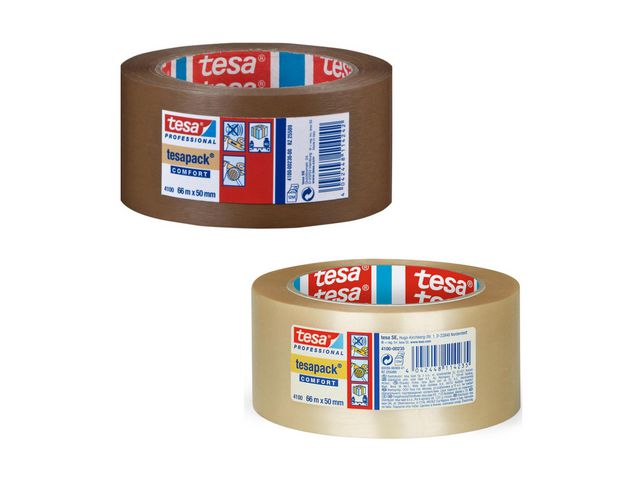 Emballasjetape TESA PVC 50mmx66m kl (6)