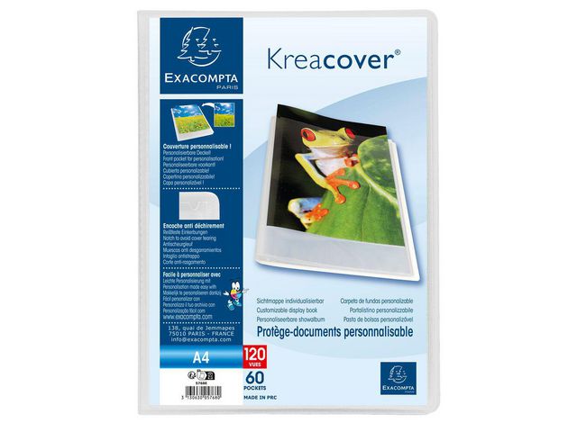 Presentasjonsmappe EXACOMPTA 60 lommer