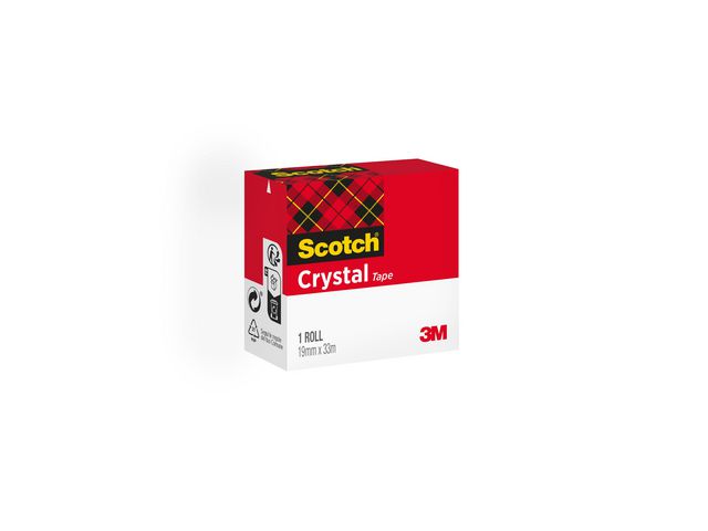 Tape SCOTCH Crystal 600 19mmx33m