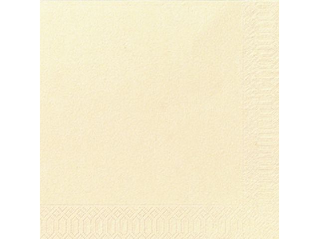 Serviett DUNI 3L 40cm vanilje (125)