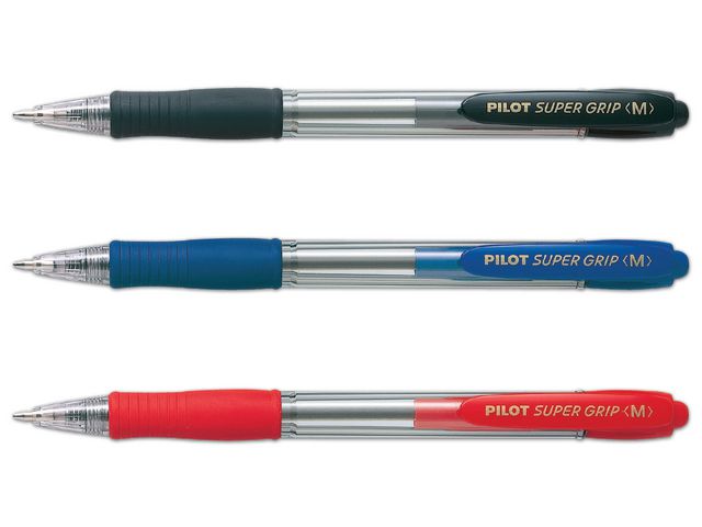 Kulepenn PILOT Supergrip M sort