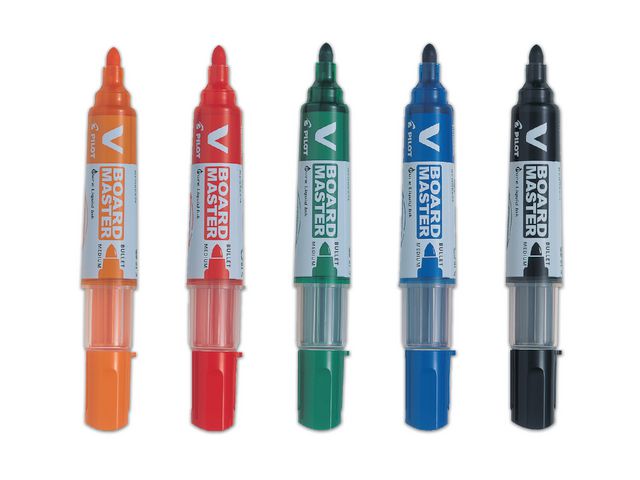 Whiteboardpenn PILOT V-Board M rund sort