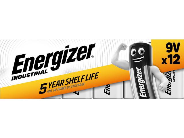 Batteri ENERGIZER Industrial 9V (12)