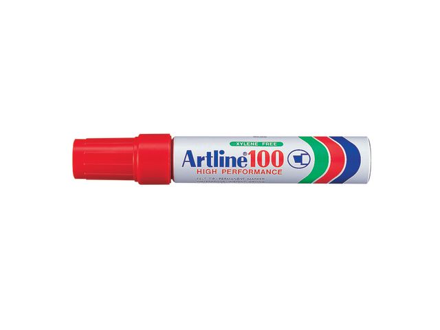 Artline 100 Permanent Merkepenn 12.0 rød