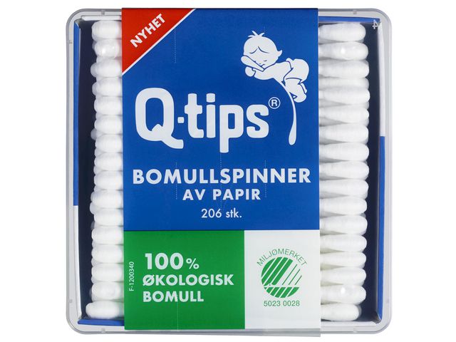 Bomullspinner Q-TIPS papir (206)