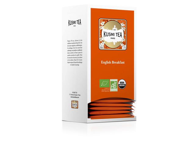 Te KUSMI økologisk English Breakfast(25)