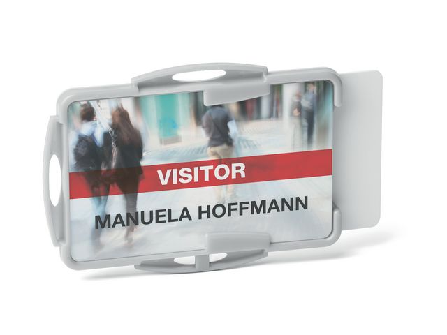 Kortholder DURABLE 2 kort grå (10)