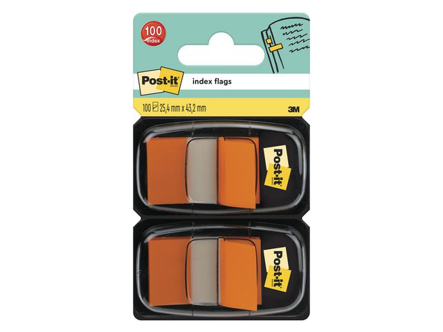 Index POST-IT 680 25x44mm orange (2)