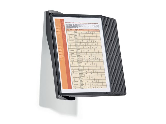 Veggstativ SHERPA 10 lommer sort