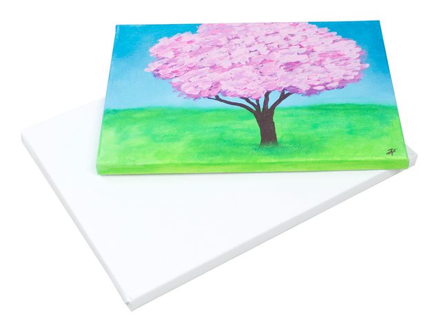 Malelerret på ramme 40x50x1,7cm