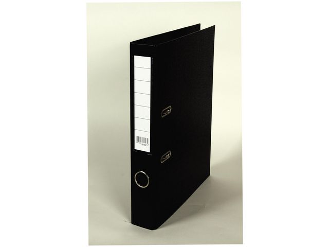 Smalordner A4 50mm u/skinne sort