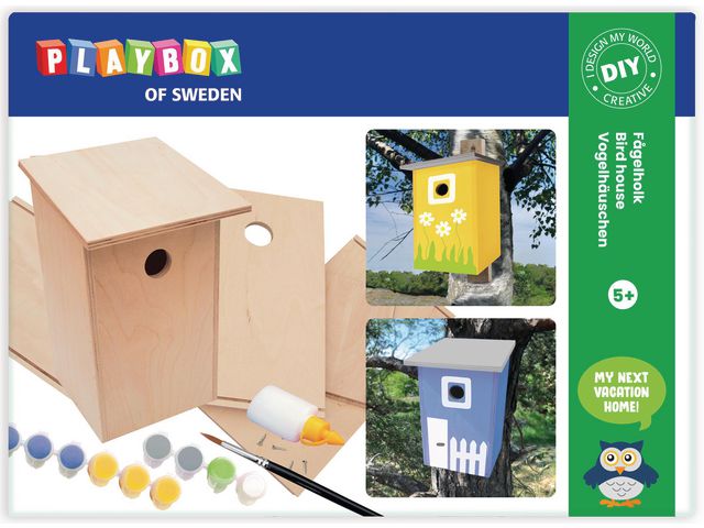 Hobbysett PLAYBOX fuglekasse DIY