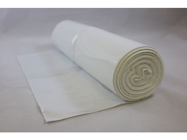 Avfallspose LD-PE 60x90cm 30my hvit (50)