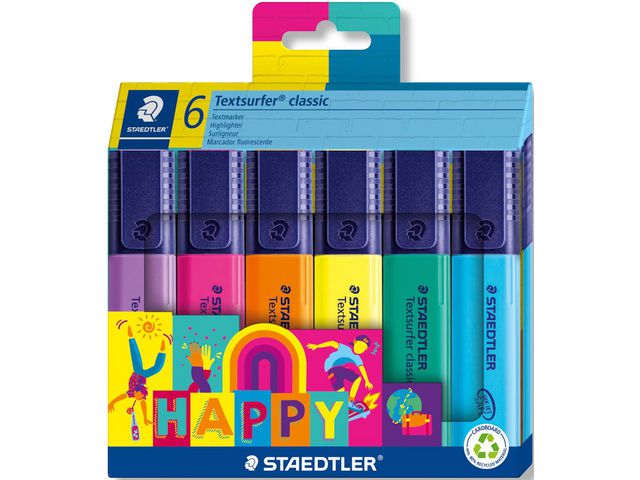 Tekstmarker STAEDTLER Happy ass. frg (6)