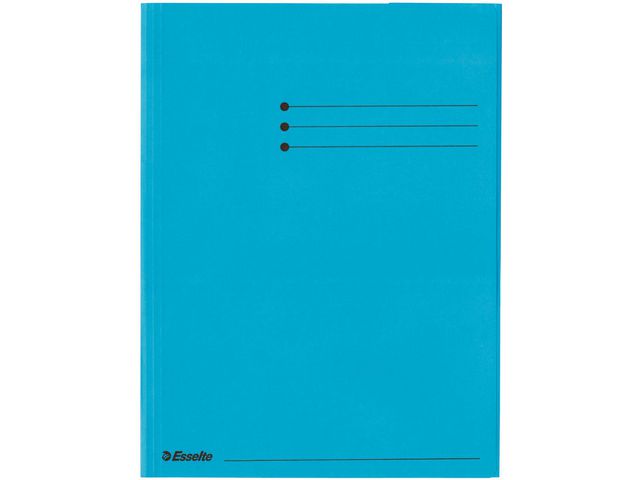 Klaffmappe ESSELTE A4 krt 3 klaff blå