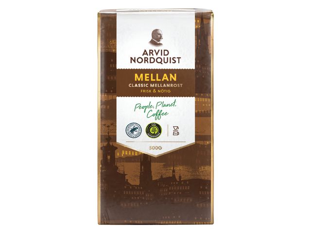 Kaffe ARVID N Mellanrost filtermalt 500g