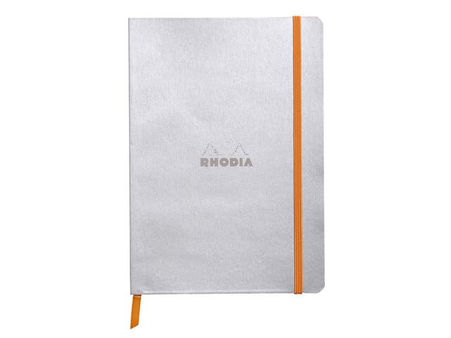 Notatbok RHODIA A5 sølv
