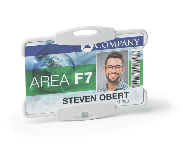 Kortholder DURABLE 1 kort grå (10)