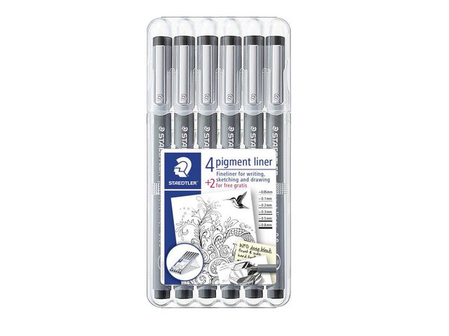 Fiberpenn STAEDTLER PL 308 ass str (6)
