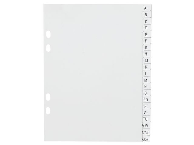 Register A5 PP A-Å hvit