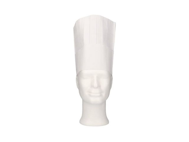 Kokkelue papir H:20cm hvit (50)